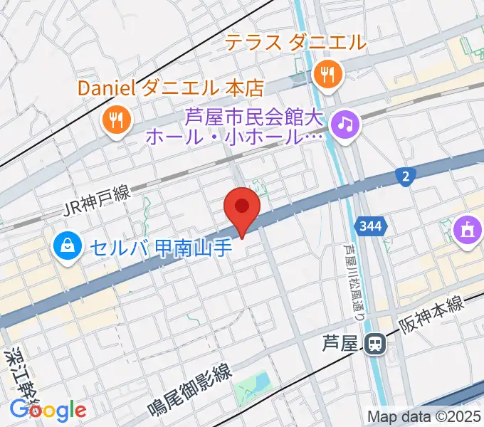 ビートショップの地図