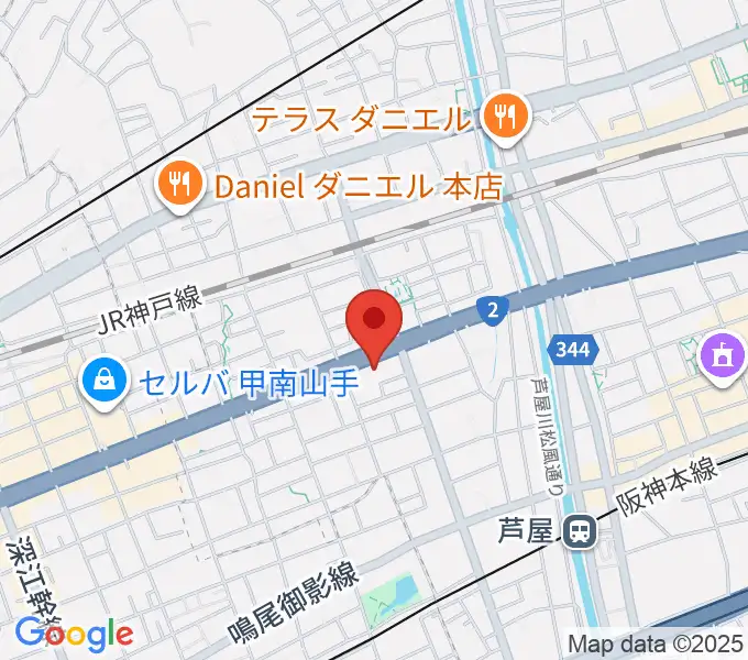 ビートショップの地図
