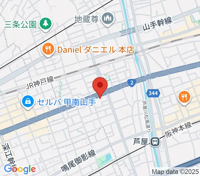 ビートショップの地図