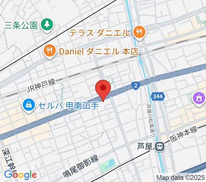 ビートショップの地図