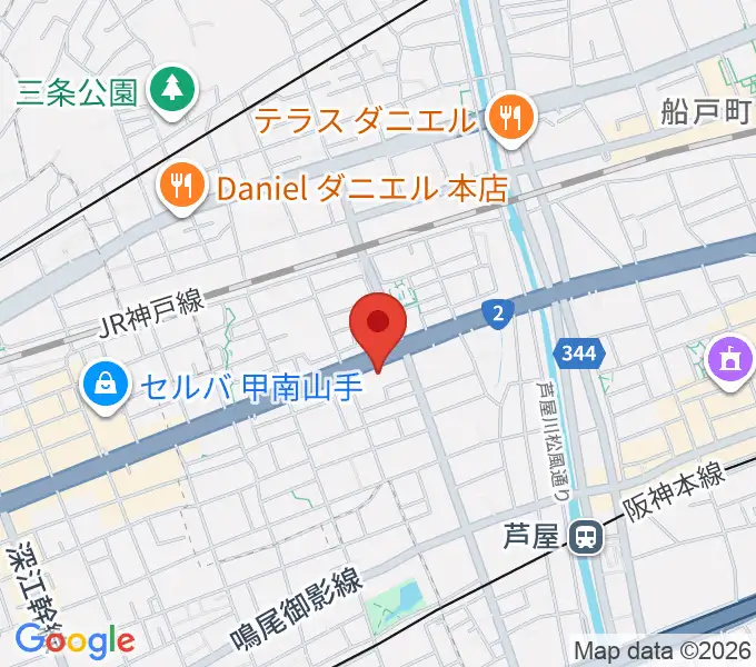 ビートショップの地図