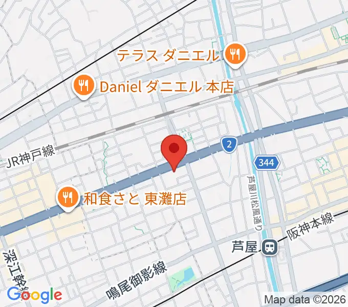 ビートショップの地図