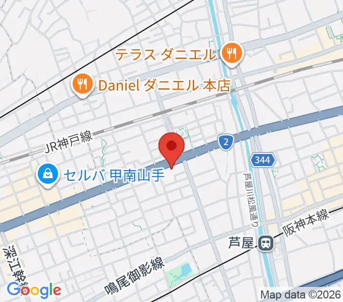 ビートショップの地図