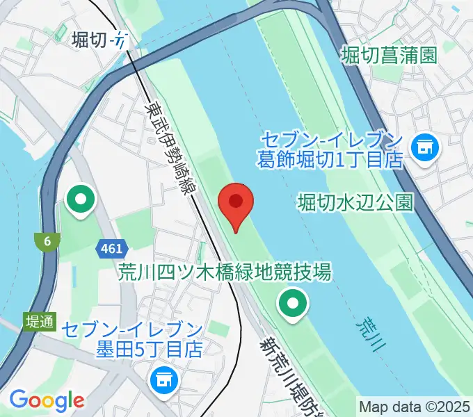 鐘淵野球場の地図