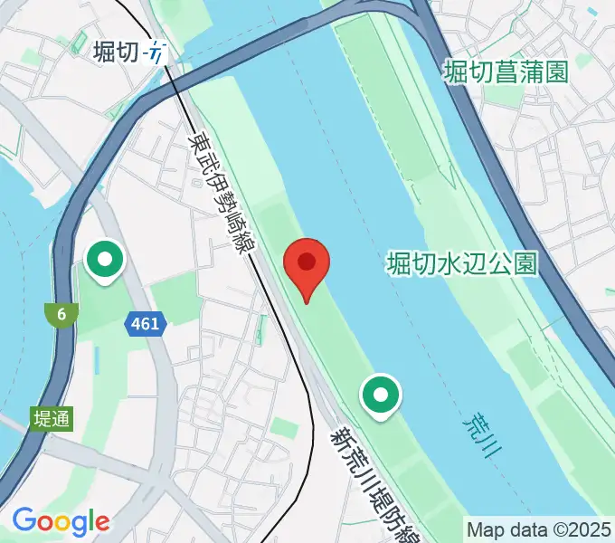 鐘淵野球場の地図