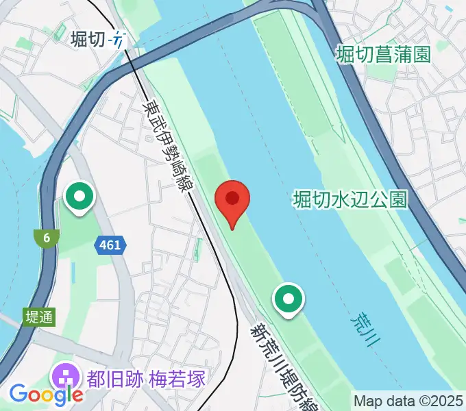 鐘淵野球場の地図