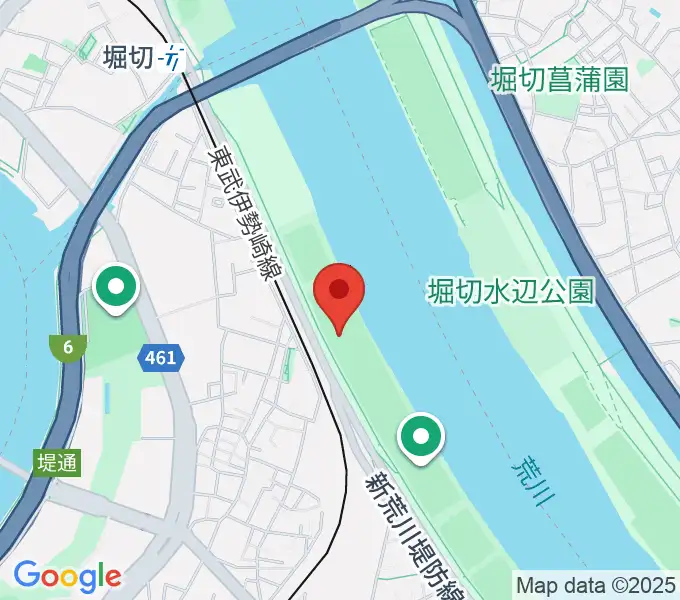 鐘淵野球場の地図