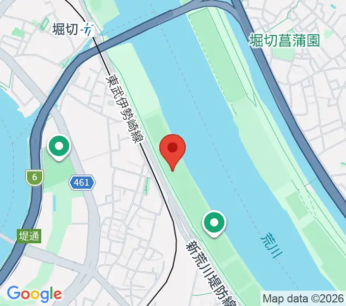 鐘淵野球場の地図