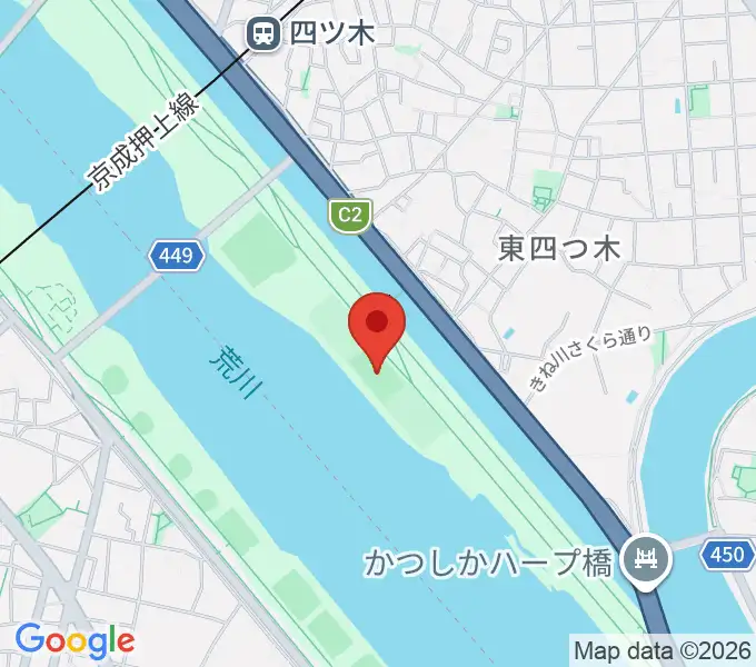 木根川橋球技場の地図