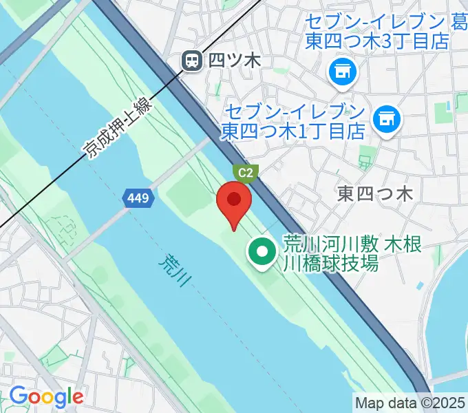木根川橋少年野球場の地図