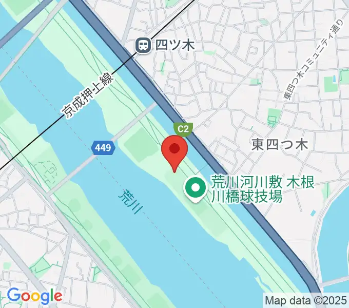 木根川橋少年野球場の地図