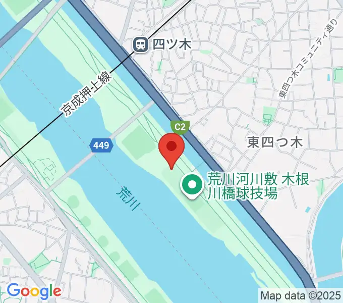 木根川橋少年野球場の地図