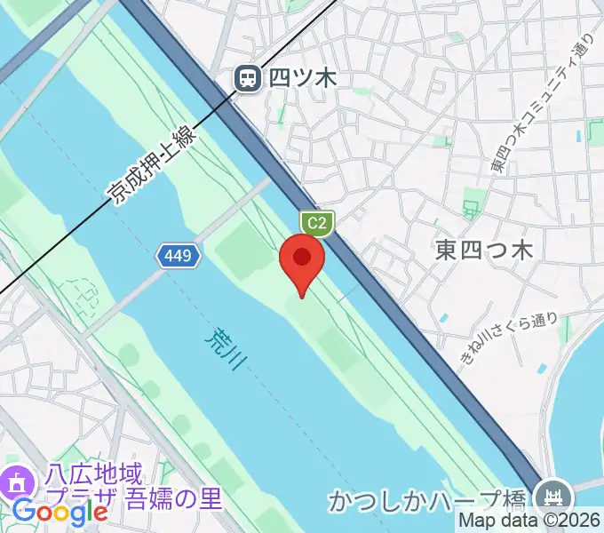 木根川橋少年野球場の地図