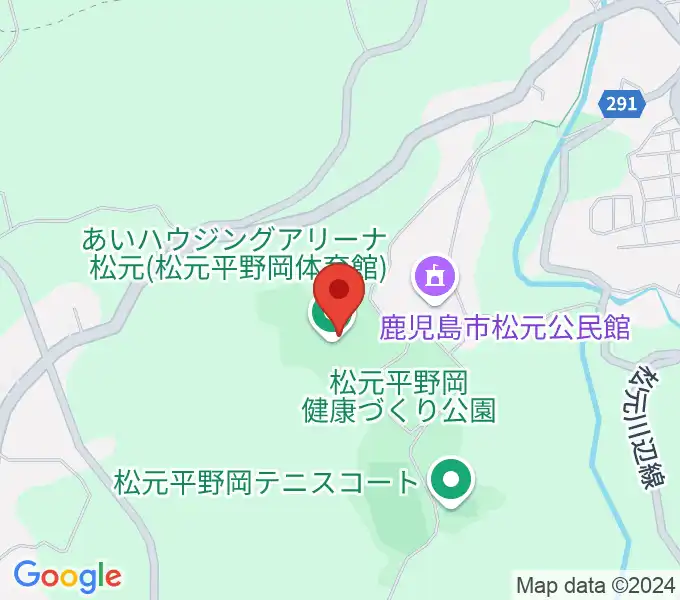 あいハウジングアリーナ松元の地図