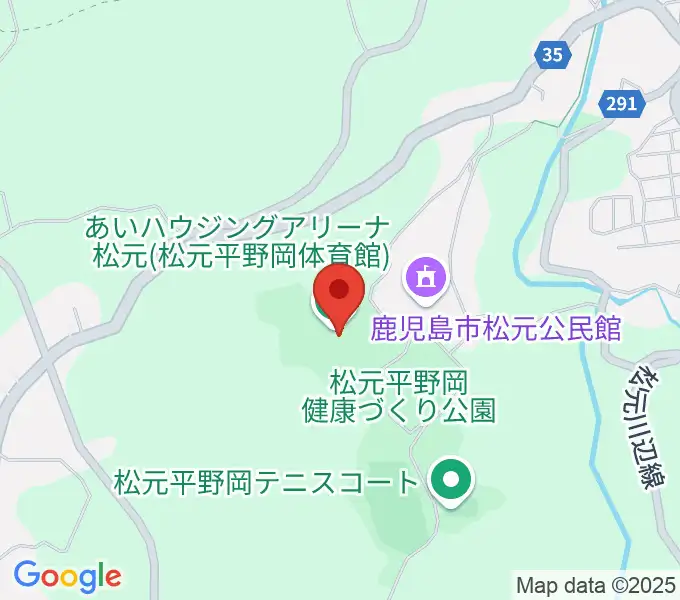あいハウジングアリーナ松元の地図