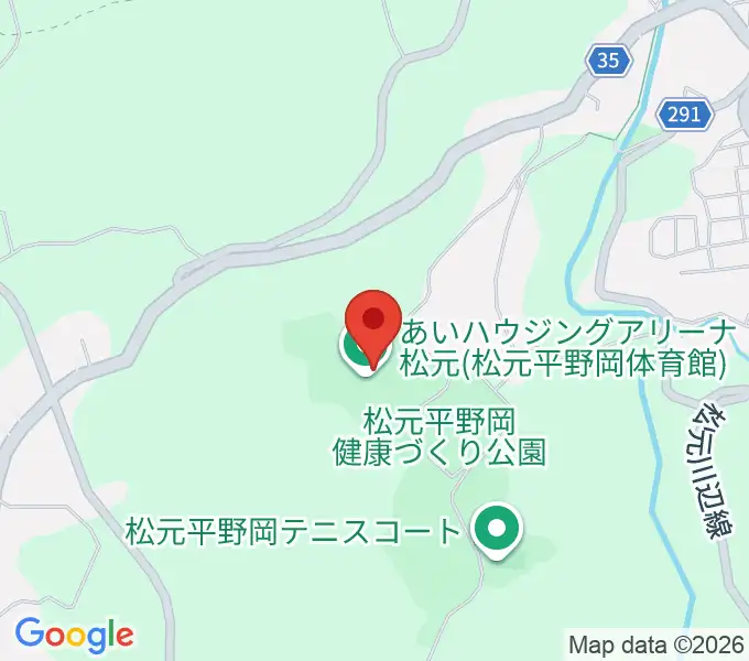 あいハウジングアリーナ松元の地図