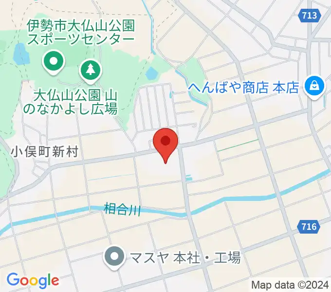 三重電子スマイルアリーナ小俣の地図