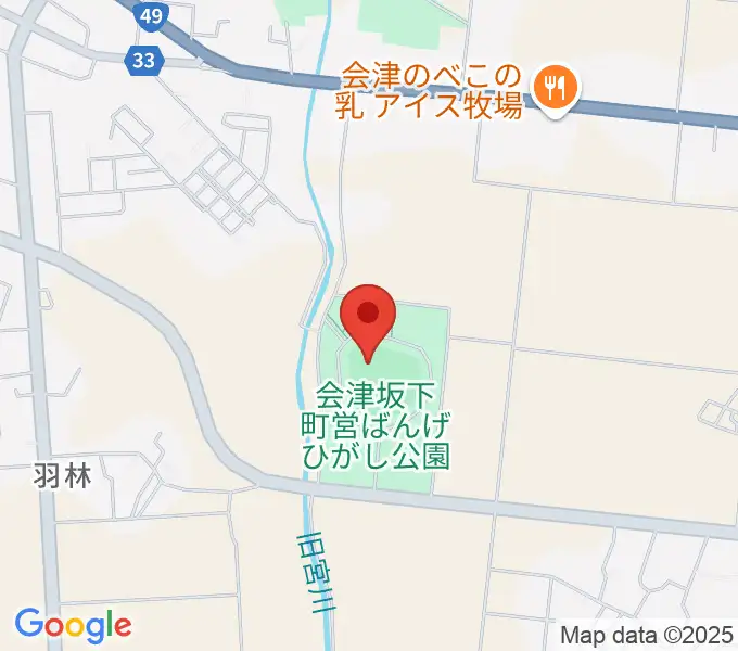 BMI鶴沼球場の地図