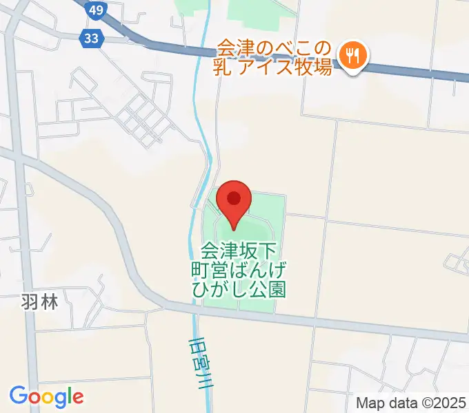 BMI鶴沼球場の地図