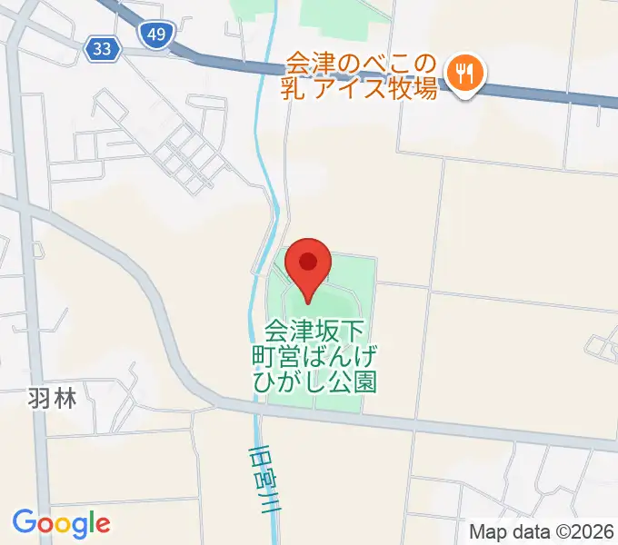 BMI鶴沼球場の地図