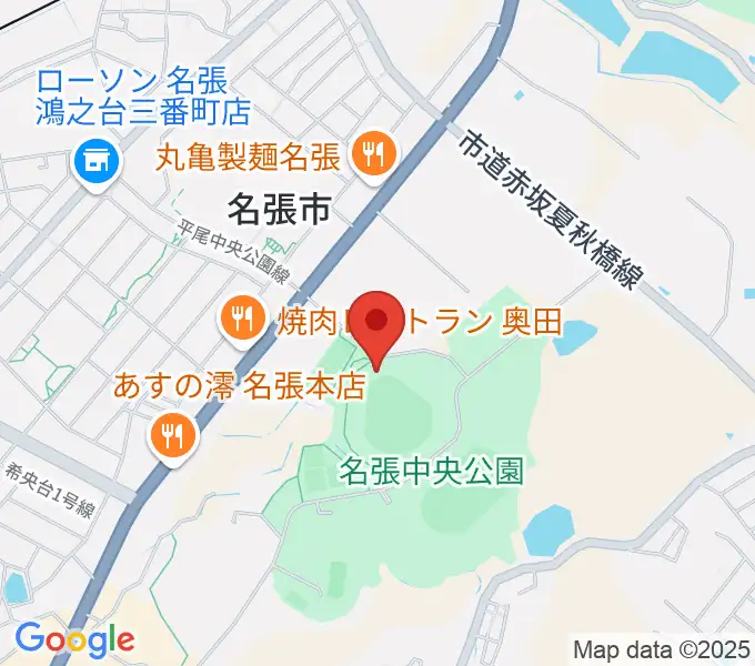 メイハンスタジアムの地図