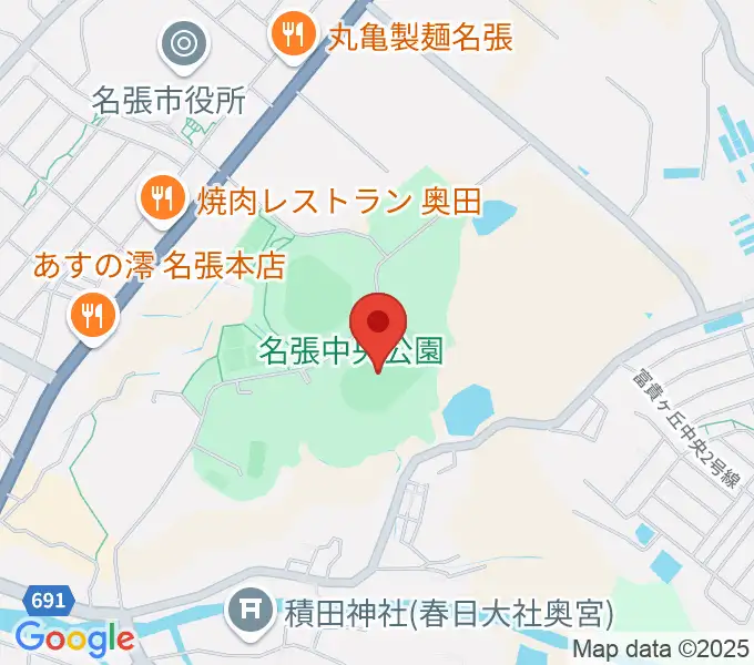 メイハンフィールドの地図