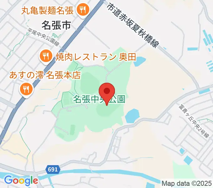 メイハンフィールドの地図
