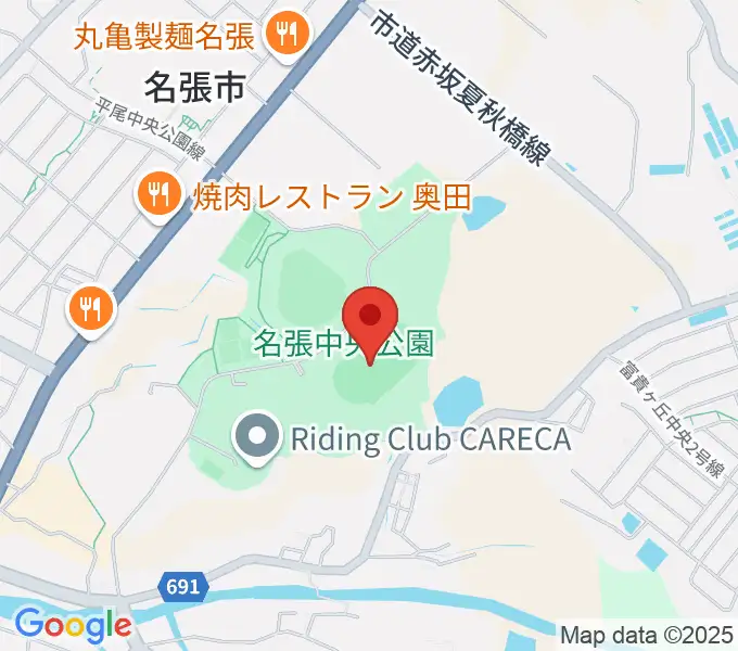 メイハンフィールドの地図