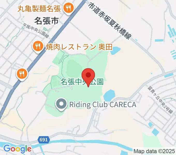 メイハンフィールドの地図