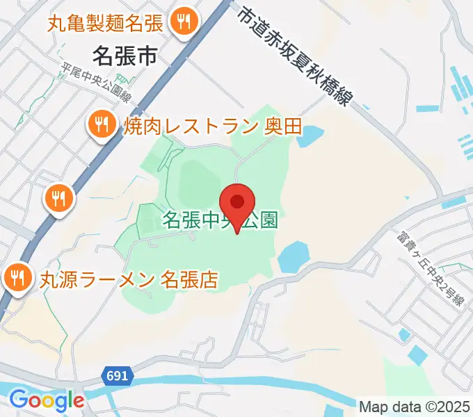 メイハンフィールドの地図