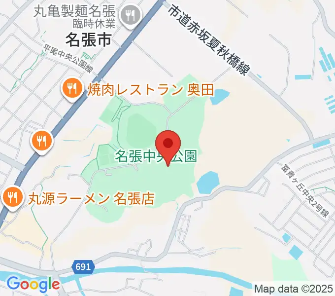 メイハンフィールドの地図