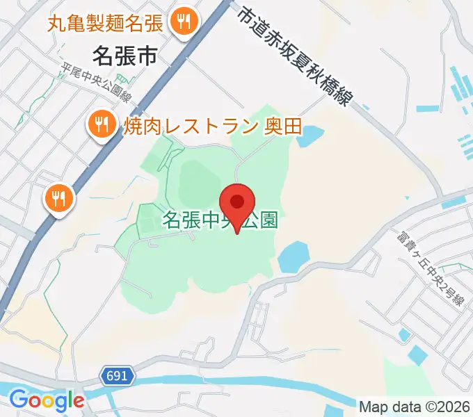 メイハンフィールドの地図