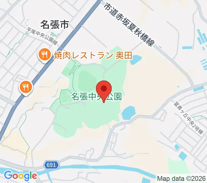 メイハンフィールドの地図