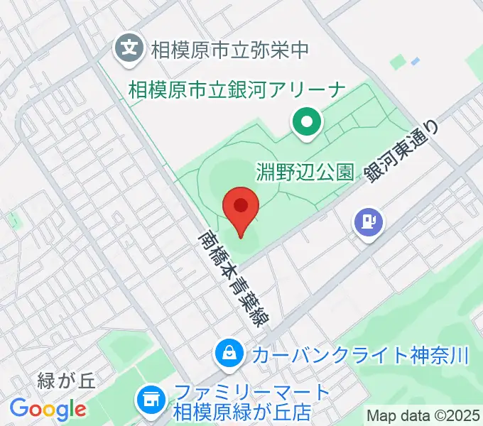 ウイッツひばり球場の地図