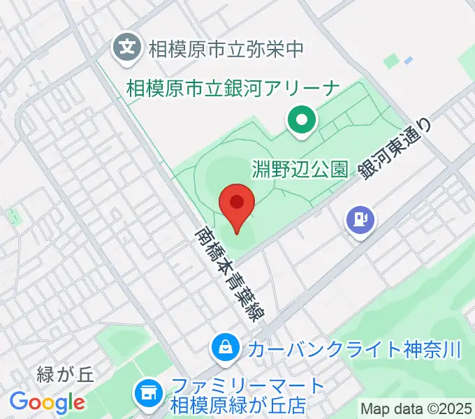 ウイッツひばり球場の地図