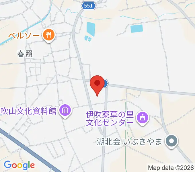 OSPホッケースタジアムの地図
