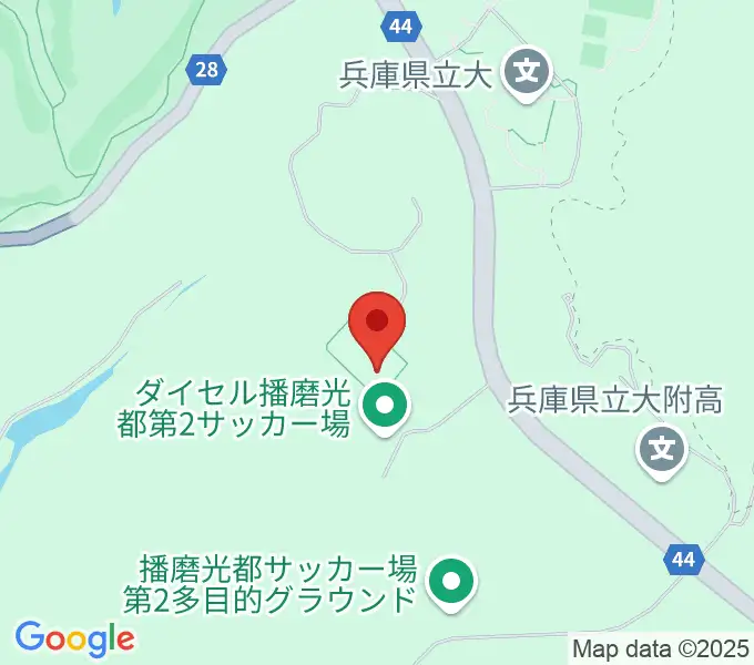 ダイセル播磨光都サッカー場の地図