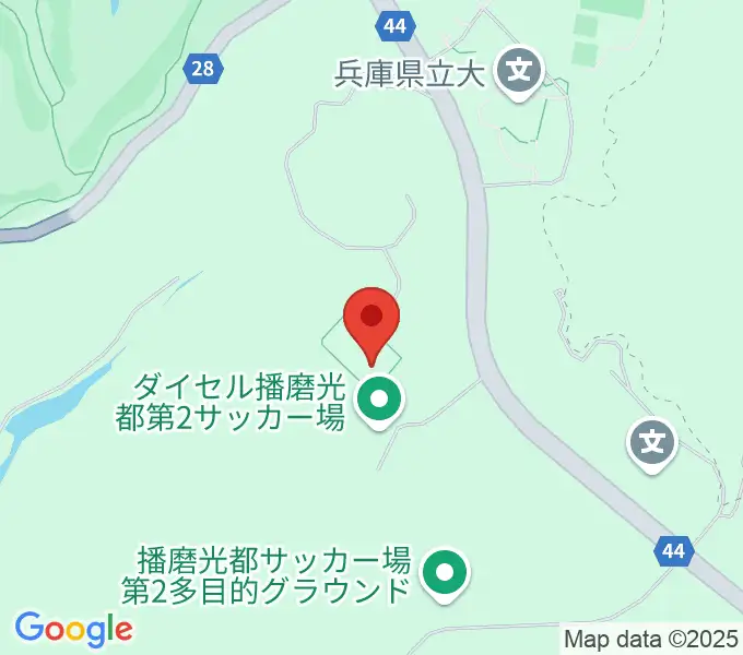 ダイセル播磨光都サッカー場の地図