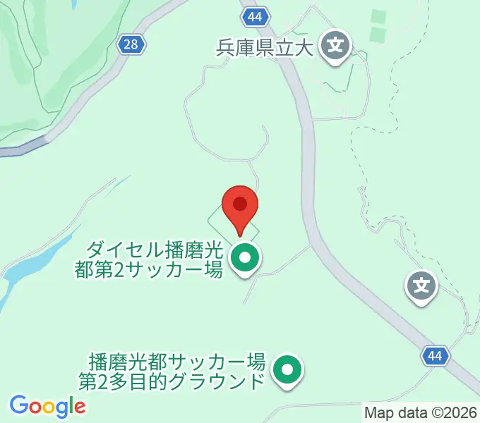 ダイセル播磨光都サッカー場の地図