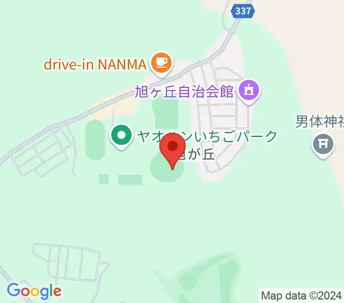 ヤオハンいちごパーク野球場の地図