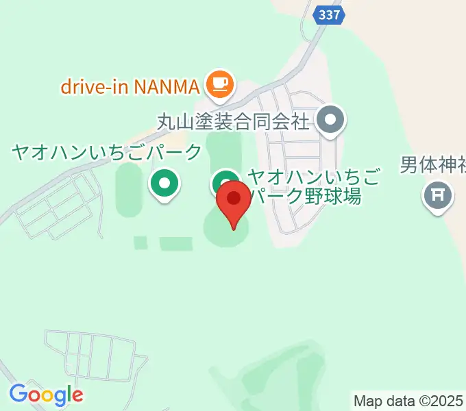 ヤオハンいちごパーク野球場の地図