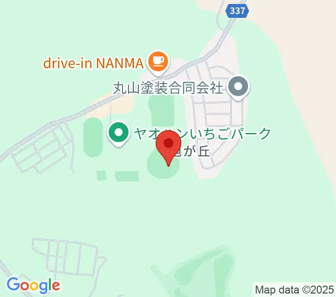 ヤオハンいちごパーク野球場の地図