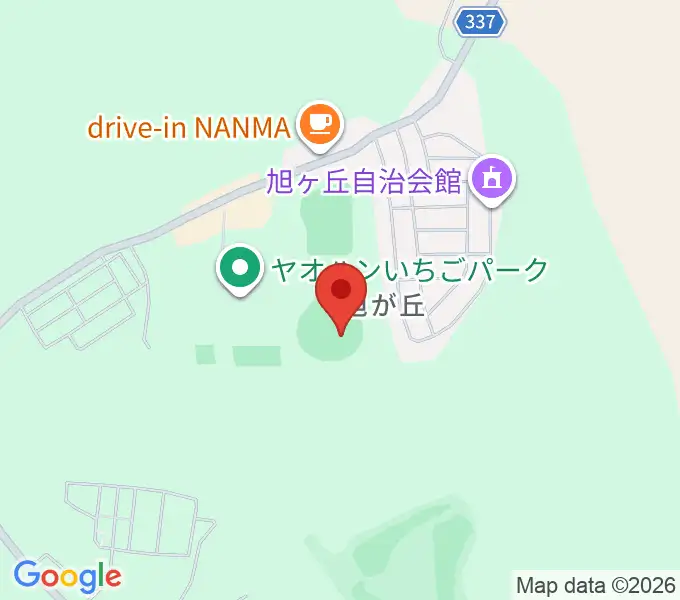 ヤオハンいちごパーク野球場の地図