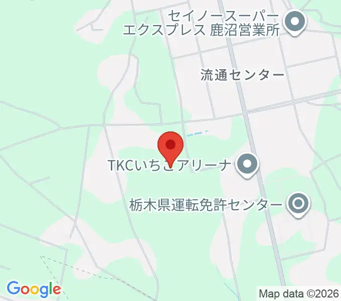 サンエコ自然の森サッカー場の地図