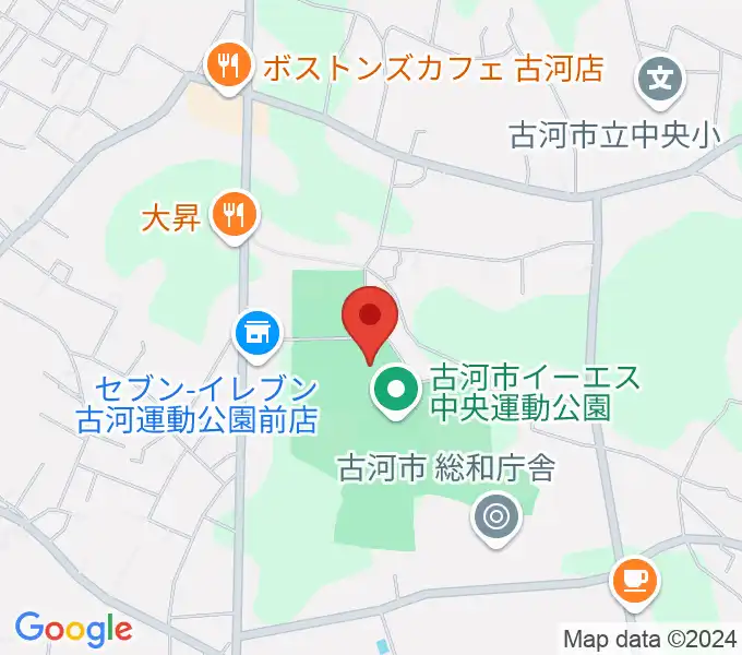 イーエスはなもも体育館の地図