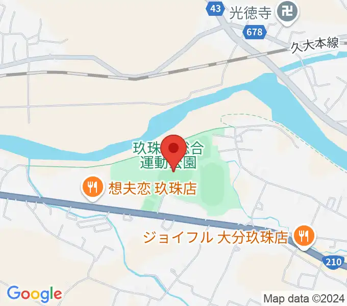 花林かいぞくスタジアムの地図