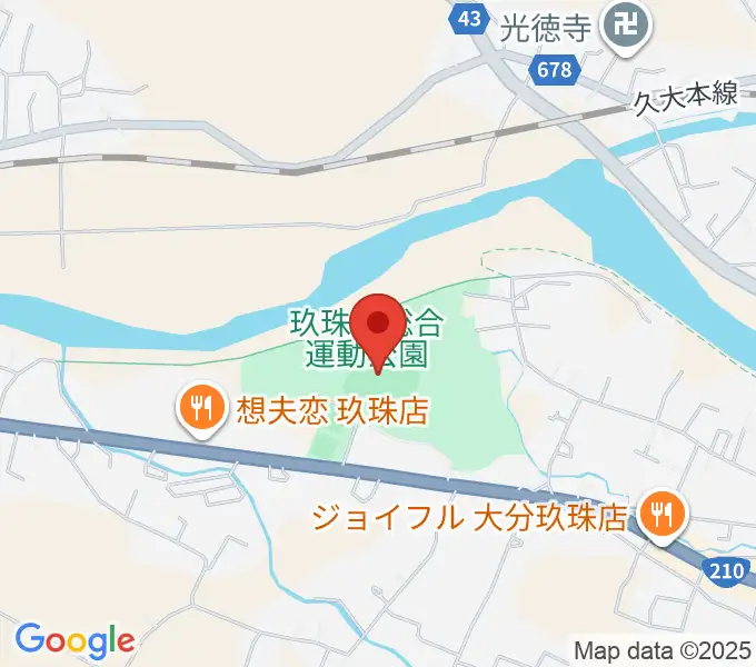 花林かいぞくスタジアムの地図
