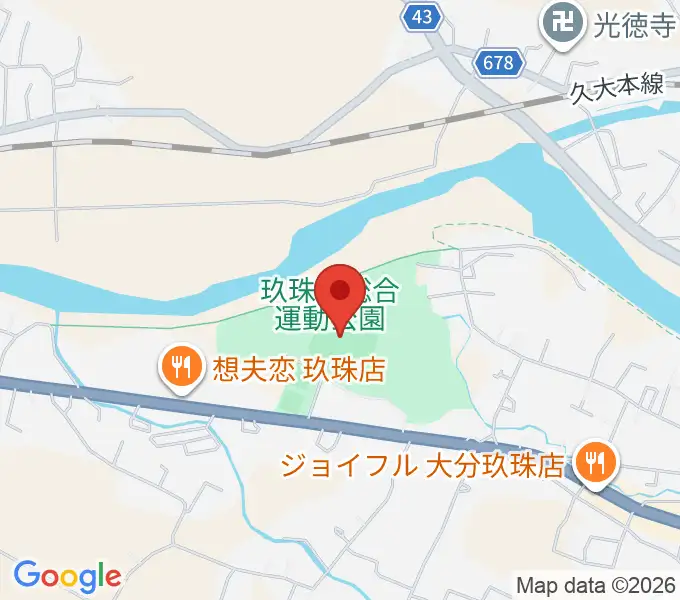 花林かいぞくスタジアムの地図