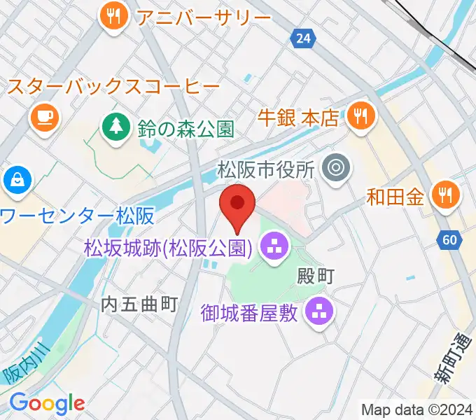 竹輝銅庵モーモースタジアムの地図