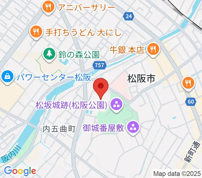 竹輝銅庵モーモースタジアムの地図